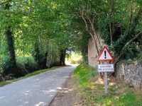 Senyalització dels punts inundables de la Garrotxa